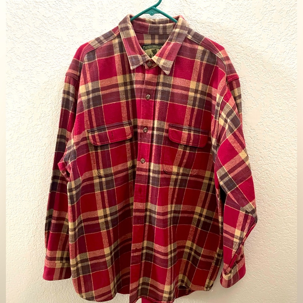 Field and Stream heavy flannel‎ shirt